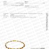 Baltic Amber Teething Necklace/Bracelet for Baby - Simple Package - 7 Sizes - 10 Colors - Lab Tested - Image 6