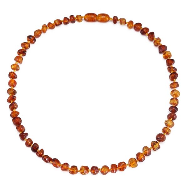 Baltic Amber Teething Necklace/Bracelet for Baby - Simple Package - 7 Sizes - 10 Colors - Lab Tested