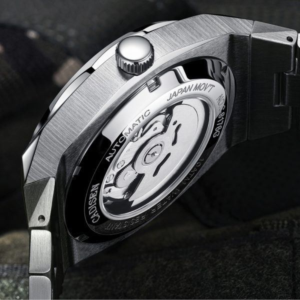 CADISEN New 42MM Men Watches Mechanical Automatic NH35A Blue Watch Men 100M Waterproof Brand Luxury Casual Business Wristwatch - Image 3