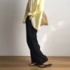 CHICEVER Summer Casual Solid Pants For Women High Waist Zipper Pocket Big Large Size Long Wide Leg Pants Fashion Clothing New - Image 6