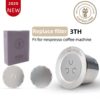 Capsulone 3rd STAINLESS STEEL Metal Capsule Compatible with Nespresso Refillable Reusable coffee capsule pod
