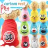 Cartoon Dog Shirt Cheap Dog Clothes For Small Dogs Summer Chihuahua Tshirt Puppy Vest Yorkshire Terrier Shih Tzu Pet Clothes