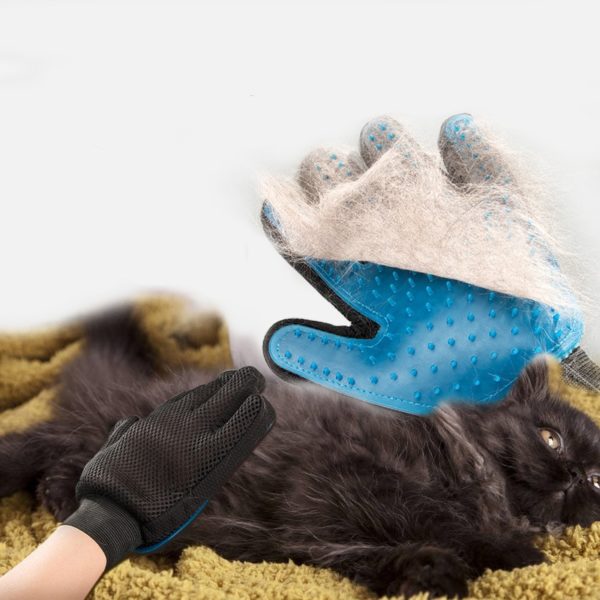 Cat Grooming Glove Dog Cat Hair Deshedding Brush Dog Grooming Glove Comb for Cats Pet Hair Remover Brush Pet Grooming Supplies - Image 2