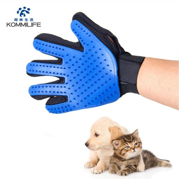 Cat Grooming Glove Dog Cat Hair Deshedding Brush Dog Grooming Glove Comb for Cats Pet Hair Remover Brush Pet Grooming Supplies