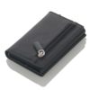 Cizicoco Credit Card Holder 2020 New Aluminum Box Card Wallet RFID PU Leather Pop Up Card Case Magnet Carbon Fiber Coin Purse - Image 4