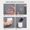 Cleanhome Wall Hanging TPR Toilet Brush with a Tweezer and Holder Set Silicone Bristles for Floor Bathroom Cleaning - Image 3