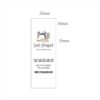 Custom Sewing Labels, Care label, Organic Cotton Ribbon Labels, Personalized Brand , Logo or Text(MD3269) - Image 2