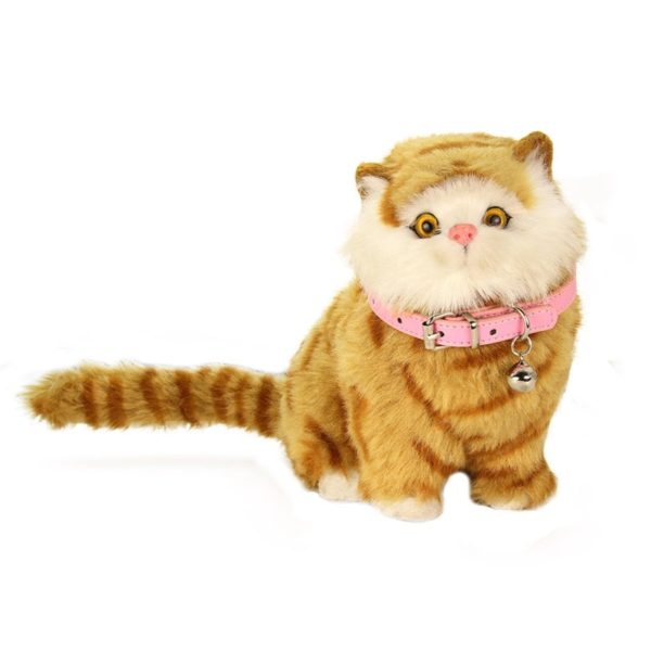 Cute Cat Collar Solid Faux Leather Adjustable Pet Collars with Bells Cats Products for Pets Dog Accessories - Image 3