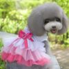 Cute Puppy's Cotton Princess Dress besides Multiple Sizes And All Seasons Comfortable For Small Lovely Dog Pets - Image 3