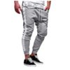 DAIGELO New 3 Colors Mens Casual Pants Fitness Patchwork Bodybuilding Pocket Skin Full Length Sports Trousers Daily Clothes 2021 - Image 4