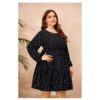 Dresses Summer Woman 2021 kleider damen Large Size Dress Plus Size sukienka z długim rękawem vestiti donna eleganti Floral Dress - Image 2