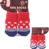 Fashion 1set/4pcs Christmas New Year Cartoon Pet Socks Soft Cotton Cute Non-slip Warm Dog Sock for Dog Teddy Cat Pet Supplies - Image 6