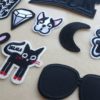 Fashion Embroidery Patches for Clothes Jacket Jeans Appliques Stickers Clothing Badges Iron on Patch Black White Animal Letter - Image 3