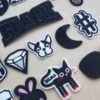 Fashion Embroidery Patches for Clothes Jacket Jeans Appliques Stickers Clothing Badges Iron on Patch Black White Animal Letter - Image 6