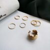 Fashion Jewelry Rings Set Hot Selling Metal Alloy Hollow Round Opening Women Finger Ring For Girl Lady Party Wedding Gifts - Image 4