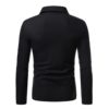 Fashion Men Casual Shirts Men Autumn Winter Long Sleeve Turndown Neck T Shirt Top Tee Outwear Blouse 2021 Spring Autumn Shirt - Image 6