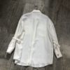 GALCAUR Diamonds Striped Shirt For Women Lapel Long Sleeve Casual Loose One Size White Blouse Female 2020 Summer Fashion Clothes - Image 3