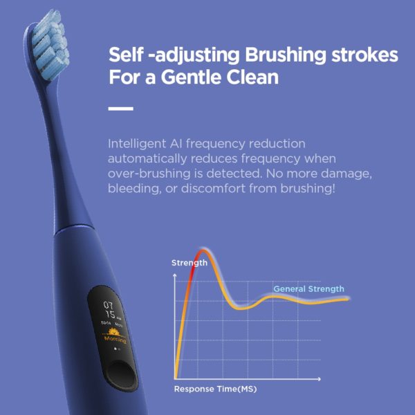 Global Version Oclean X Pro Sonic Electric Toothbrush IPX7 2-in-1 Charger Holder OLED Display Toothbrush Fast Charge for Mens - Image 5