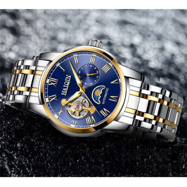 HAIQIN Mechanical watches mens automatic wrist watch for mens watches top brand luxury watch men Tourbillon relojes hombre 2020 - Image 2