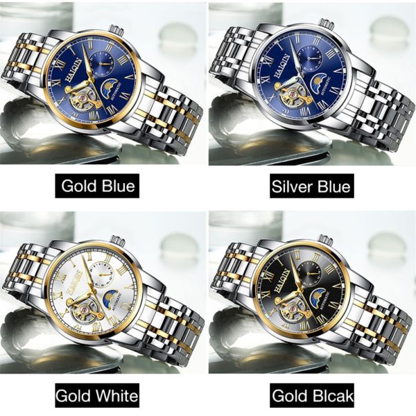 HAIQIN Mechanical watches mens automatic wrist watch for mens watches top brand luxury watch men Tourbillon relojes hombre 2020 - Image 5