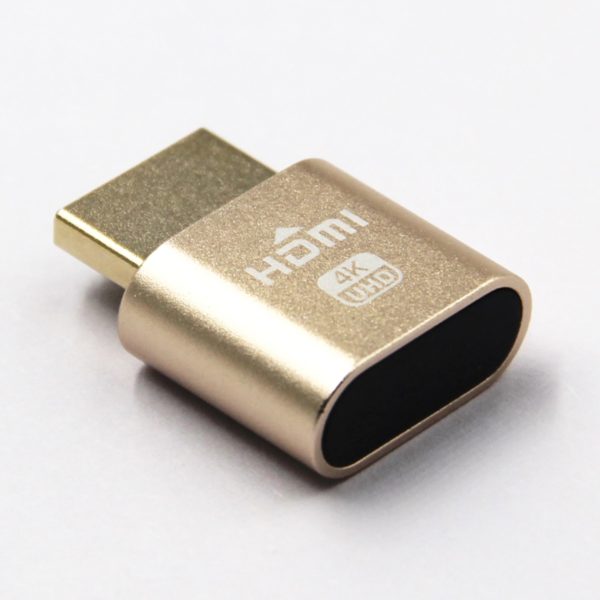 HDMI Virtual Display 4K HDMI DDC EDID Dummy Plug EDID Display Cheat Virtual Plug HDMI Dummy Emulator Adapter for Bitcoin Mining - Image 4