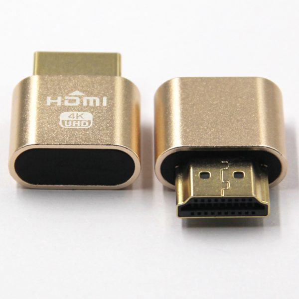 HDMI Virtual Display 4K HDMI DDC EDID Dummy Plug EDID Display Cheat Virtual Plug HDMI Dummy Emulator Adapter for Bitcoin Mining - Image 5