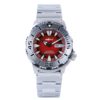 Heimdallr Men's Diving Watch Sapphire Crystal Red Dial 200M Water Resistance Japan NH36A Automatic Movement Mechanical Luminous