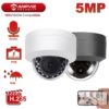 Hikvision Compatible Anpviz 5MP POE IP Camera H.265 Microphone Audio Security Camera Outdoor POE IP Camera IP66 ONVIF 30m IR