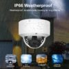 Hikvision Compatible Anpviz 5MP POE IP Camera H.265 Microphone Audio Security Camera Outdoor POE IP Camera IP66 ONVIF 30m IR - Image 4
