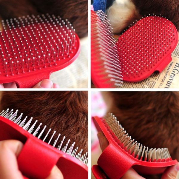 Hot Sale Pet Dog Cat Bath Brush Comb Rubber Glove Hair Fur Grooming Massaging Massage Pin Pet Shower Dog Brush Pets Supplies - Image 6