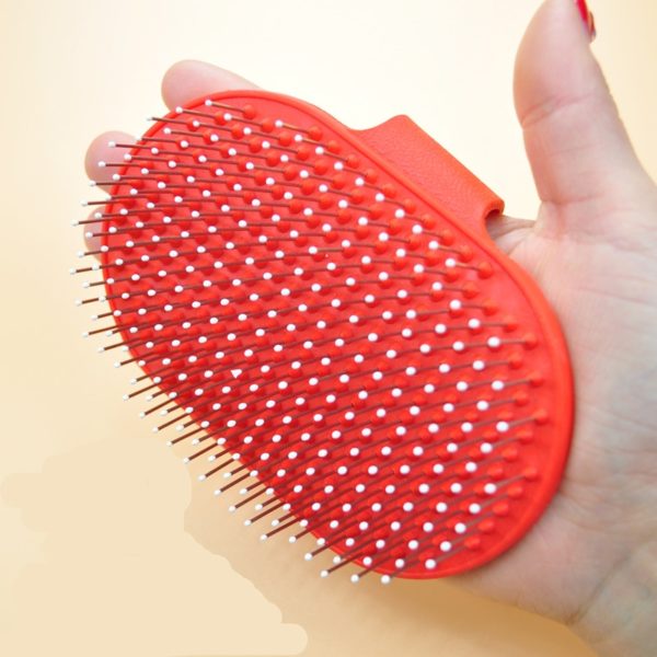 Hot Sale Pet Dog Cat Bath Brush Comb Rubber Glove Hair Fur Grooming Massaging Massage Pin Pet Shower Dog Brush Pets Supplies