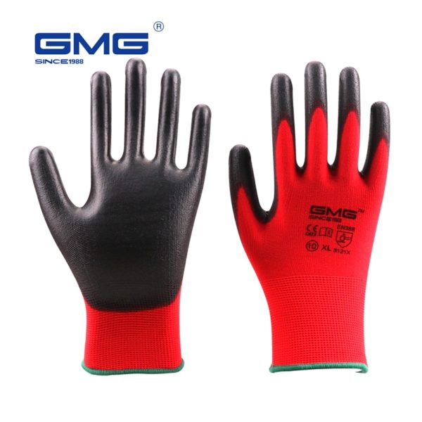 Hot Sales 6/12 Pairs Work Gloves GMG Safety Garden Mechanic Protective gloves Women Men Gloves Russia Fast Shipping