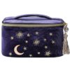 Japanese style velvet cosmetic bag large capacity portable lipstick cosmetic storage jewelry navy velvet tassel cosmetic bag - Image 5