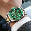 Luxury Men Watch Original Top Brand Green Waterproof Quartz Sports Stainless Steel dive Rolexable Wristwatch Reloj Hombre Box - Image 2