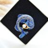 MZC New Blue Fish Brooches Pins for Women Simulated-pearl Brooch Lady Party Accessories Brosche Collar Lapel Pin Female Brosh - Image 3