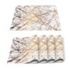 Marble Crack Pattern Black White Table Runner Wedding Table Decoration Flower Cake Tablecloth Dining Table Decor for Banquet - Image 2