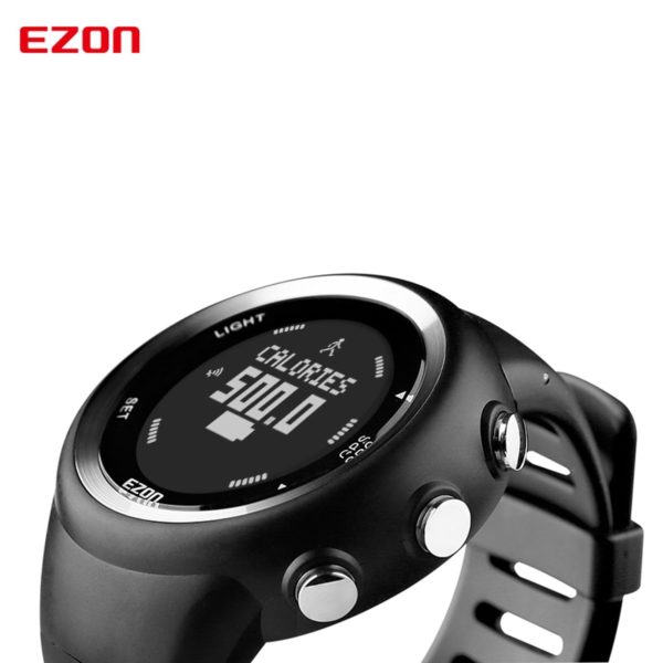 Men's Digital Sport Wristwatch GPS Running Watch With Speed Pace Distance Calorie Burning Stopwatch 50M Waterproof EZON T031 - Image 3