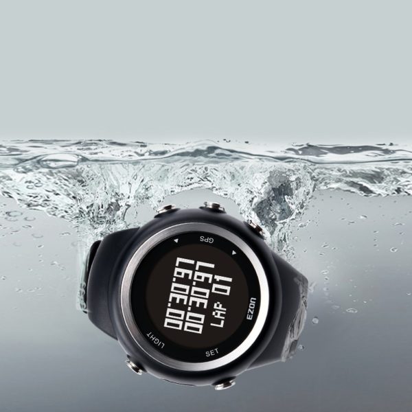 Men's Digital Sport Wristwatch GPS Running Watch With Speed Pace Distance Calorie Burning Stopwatch 50M Waterproof EZON T031 - Image 4