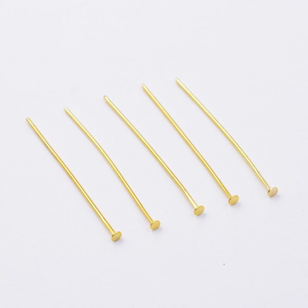 Mixed 200pcsColor Flat Head 16-50mm Eye Flat Head Pin Needles Beads Supplies for Jewelry Making Accessories Earring Diy - Image 3