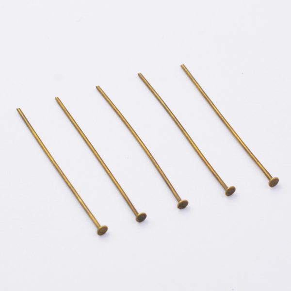 Mixed 200pcsColor Flat Head 16-50mm Eye Flat Head Pin Needles Beads Supplies for Jewelry Making Accessories Earring Diy - Image 5