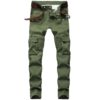 Motorcycle Denim Pants Men's Black Jeans Fashion Stretch Zipper Skinny Jeans Pleated Moto Biker Men Slim Pants Hot Selling - Image 4