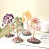 Natural Crystal Tree Amethyst Rose Quartz Olivine Lucky Tree Decor Agate Slices Gravle Stone Mineral Ornaments Home decor Gifts - Image 2