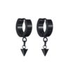 New Fashion 1 Pair 2 Colors Punk Women Stainless Earrings Cross Upper Ear Cartilage Earring For Women Men Earring Jewelry - Image 3