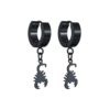 New Fashion 1 Pair 2 Colors Punk Women Stainless Earrings Cross Upper Ear Cartilage Earring For Women Men Earring Jewelry - Image 4