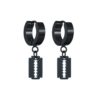 New Fashion 1 Pair 2 Colors Punk Women Stainless Earrings Cross Upper Ear Cartilage Earring For Women Men Earring Jewelry - Image 5