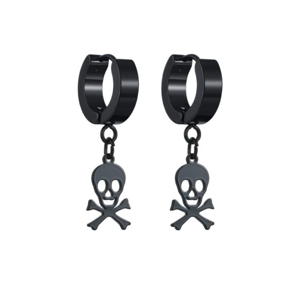 New Fashion 1 Pair 2 Colors Punk Women Stainless Earrings Cross Upper Ear Cartilage Earring For Women Men Earring Jewelry - Image 6