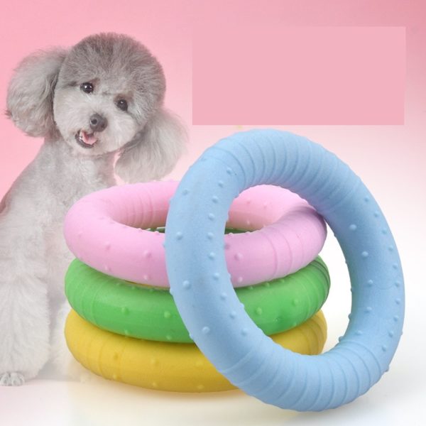 New Rubber Dog Toy with Thorn Bone Rubber Ring Molar Teeth Pet Toy Dog Bite Resistant Molar Training Drop Shipping - Image 2