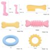 New Rubber Dog Toy with Thorn Bone Rubber Ring Molar Teeth Pet Toy Dog Bite Resistant Molar Training Drop Shipping - Image 6
