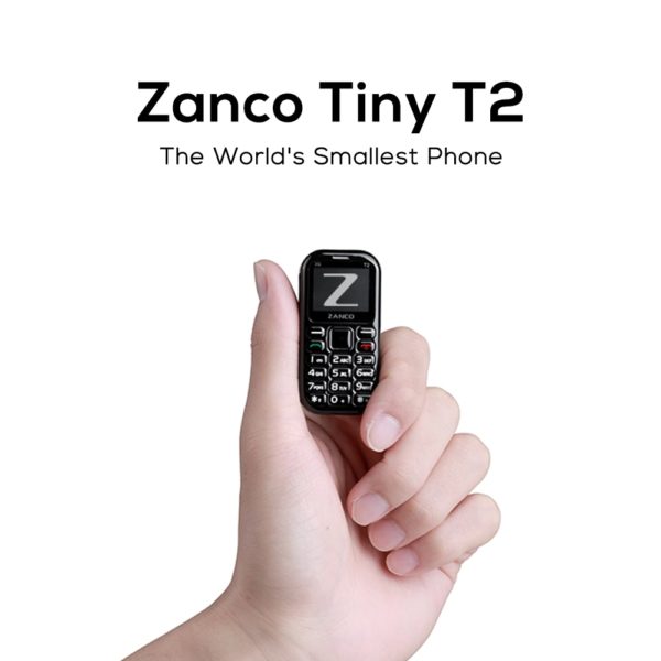 New ZANCO tiny t2 World Smallest Phone 3G WCDMA mini cellular phone mini phone smallest phone pocket phone with free of gift - Image 2