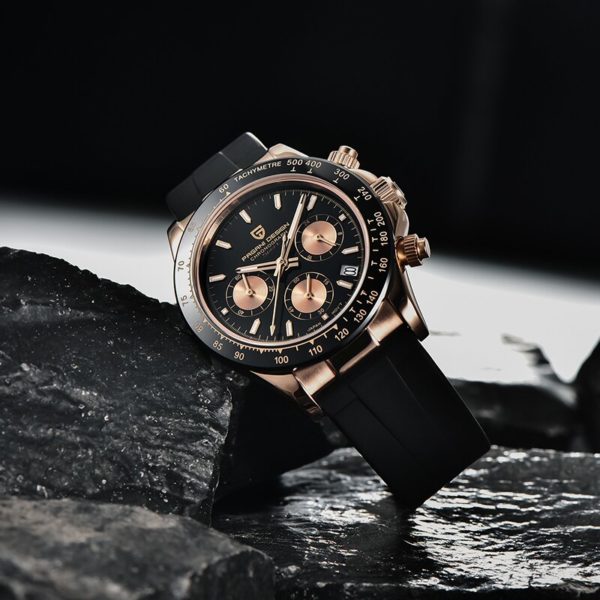 PAGANI DESIGN Quartz Watch Men 2020 Top Brand Automatic Date Wristwatch Stainless Steel Waterproof Chronograph Fashion Casual - Image 2